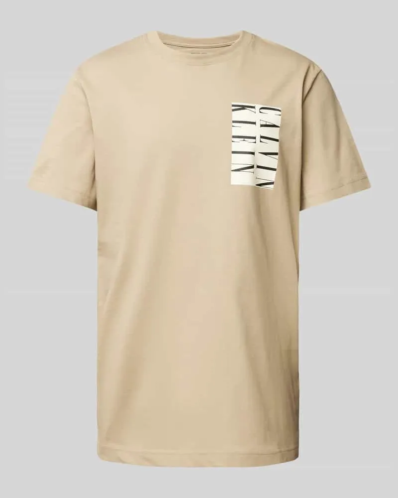Calvin Klein T-Shirt mit Label-Print 