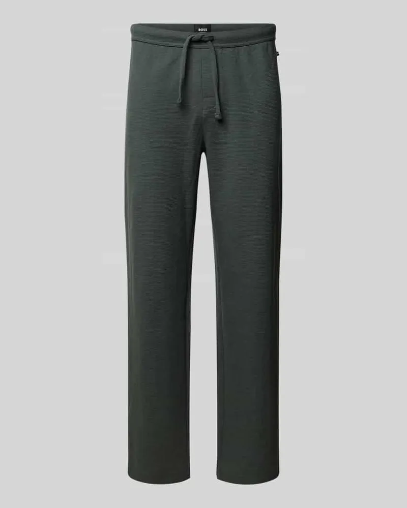 HUGO BOSS Regular Fit Sweatpants aus Baumwoll-Mix 