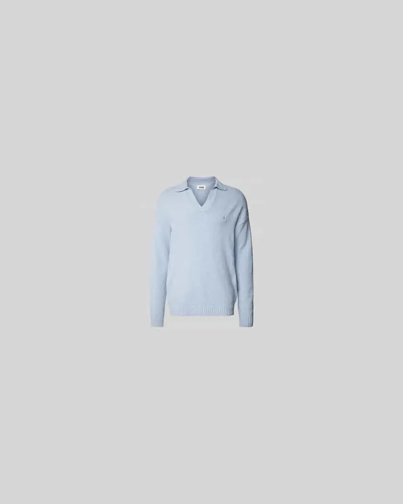 Drykorn Strickpullover mit gerippten Abschlüssen Modell 'RUSTINO