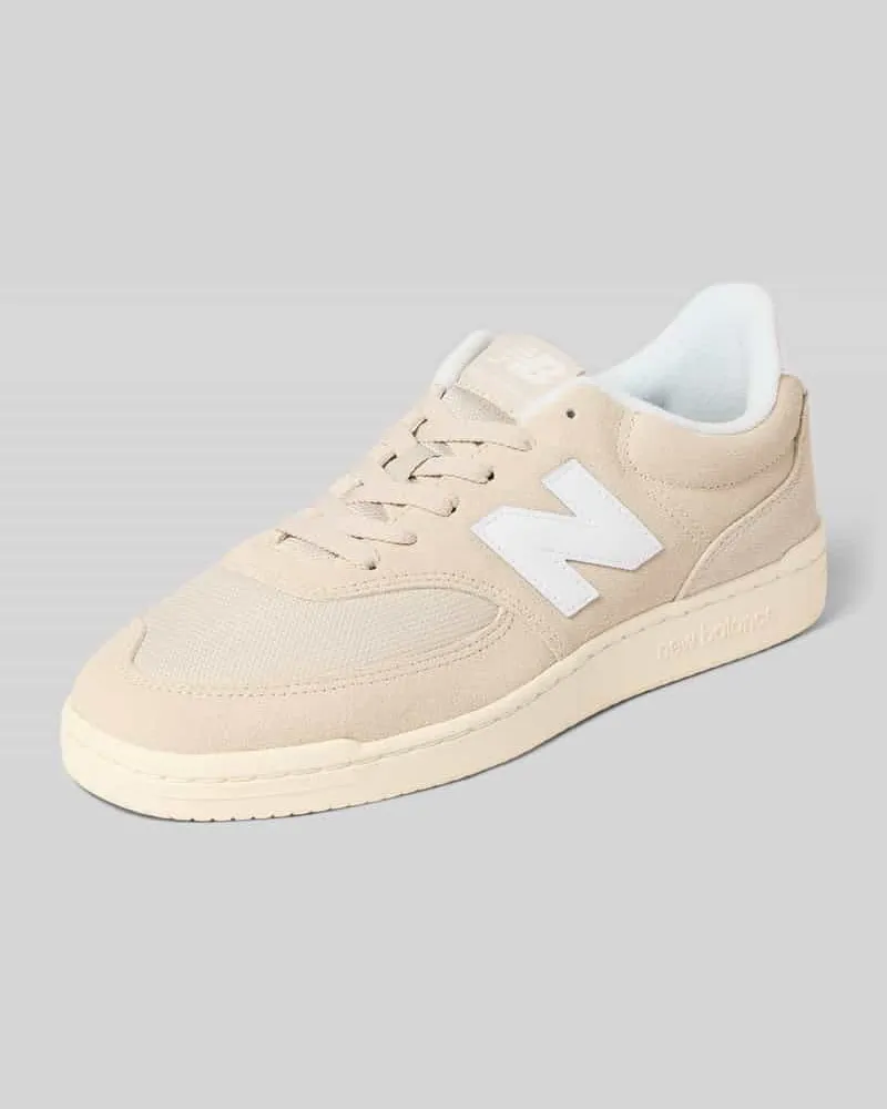New Balance Sneaker aus Leder-Textil-Mix mit Logo Sand