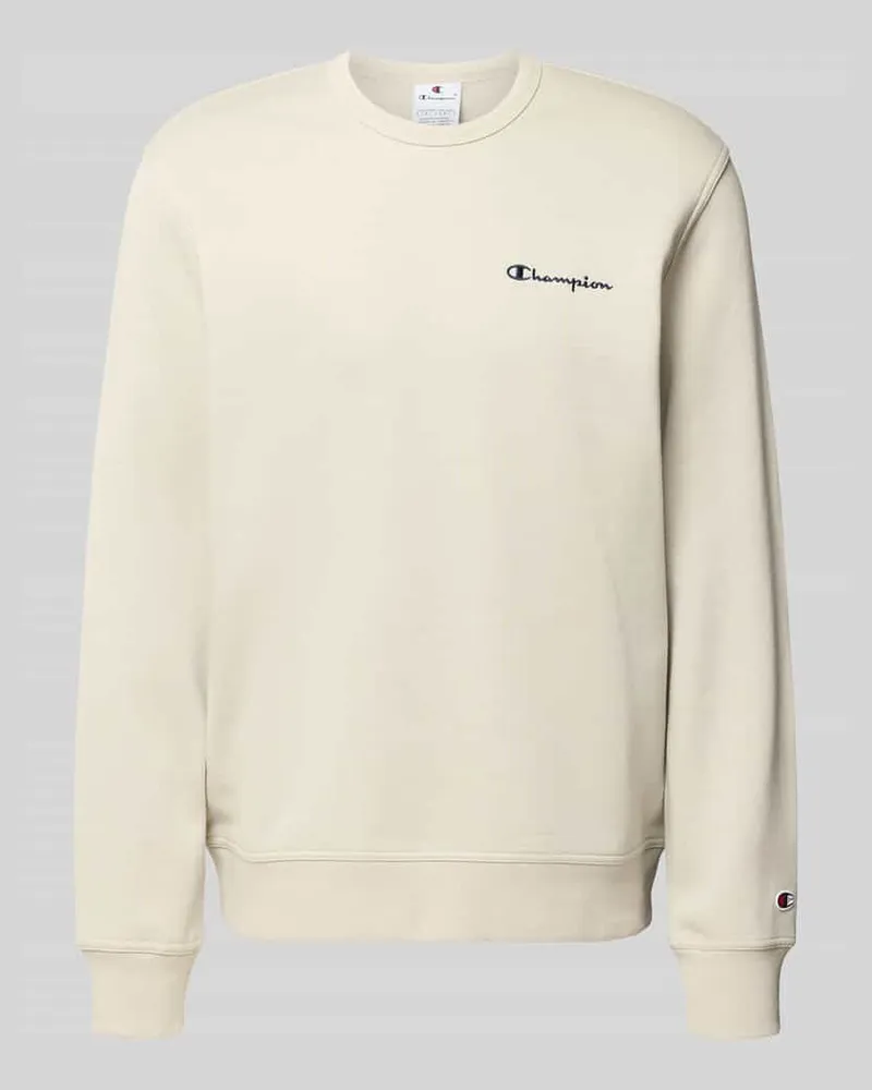Champion Sweatshirt mit Label-Stitching 
