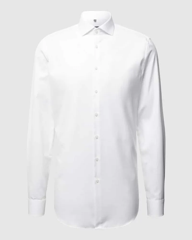 JAKE*S Regular Fit Businesshemd aus Twill 