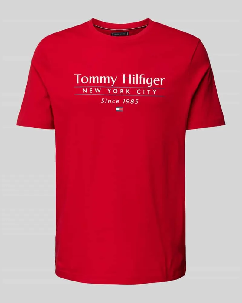 Tommy Hilfiger T-Shirt mit Label-Print 