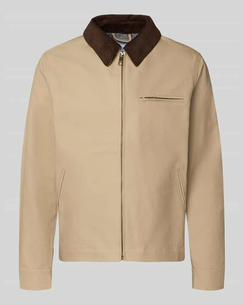 McNeal Regular Fit Jacke mit Umlegekragen Beige