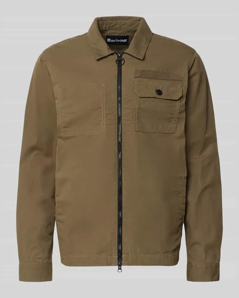 Barbour Regular Fit Hemdjacke aus reiner Baumwolle Modell 'CRAIL WAX Beige