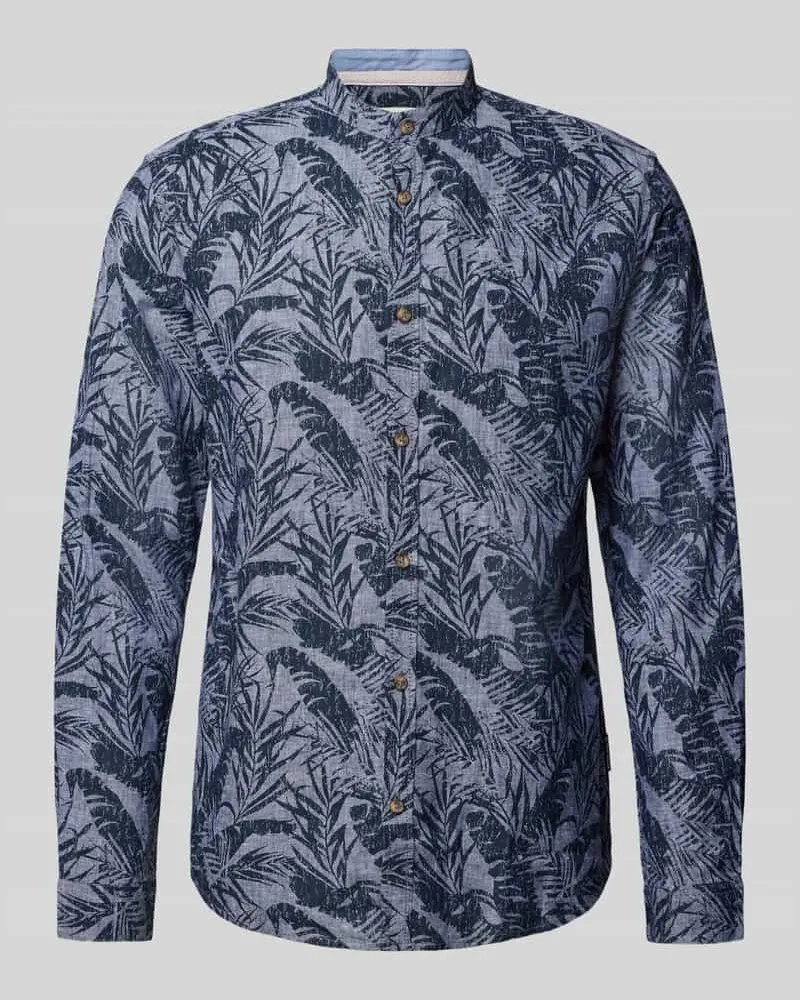 Tom Tailor Regular Fit Freizeithemd aus Leinen-Baumwoll-Mix 