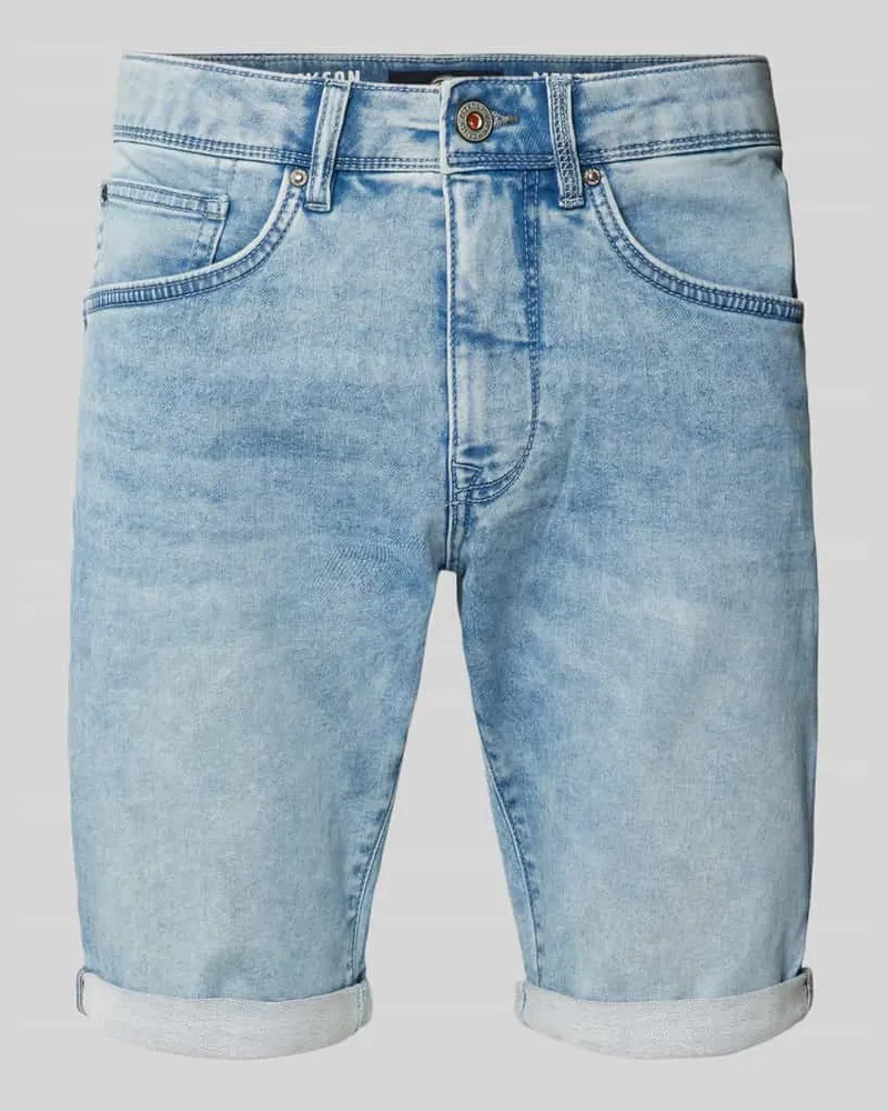 Petrol Industries Slim Fit Jeansshorts im 5-Pocket-Design 