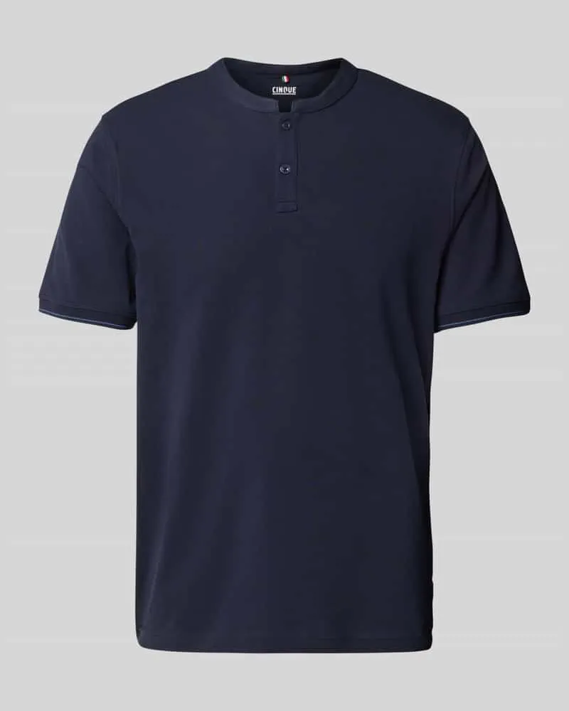 cinque Slim Fit Poloshirt mit Rundhalsausschnitt Modell 'LANO 