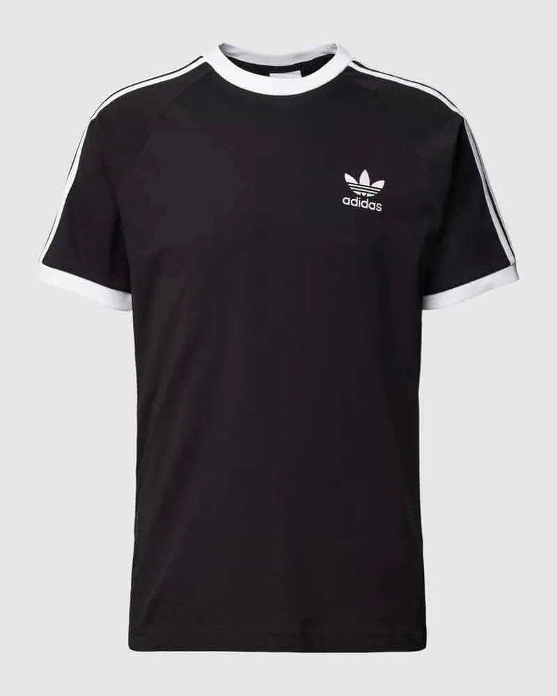 adidas T-Shirt mit Label-Stitching 