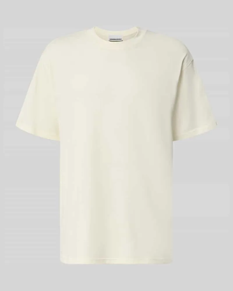 Armedangels Relaxed Fit T-Shirt aus reiner Baumwolle Modell 'MAARKOS Offwhite
