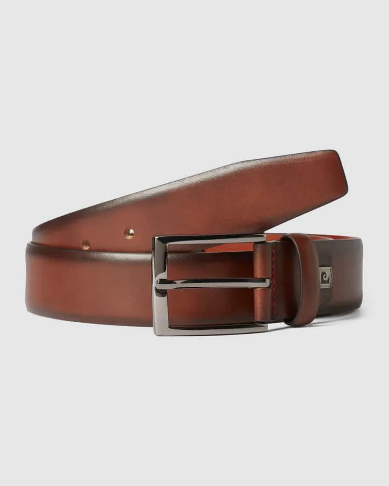 Pierre Cardin Ledergürtel mit Dornschließe 