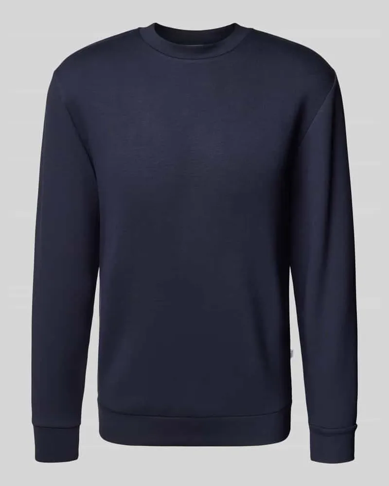 Selected Homme Regular Fit Langarmshirt aus Viskose-Mix Modell 'EMANUEL 