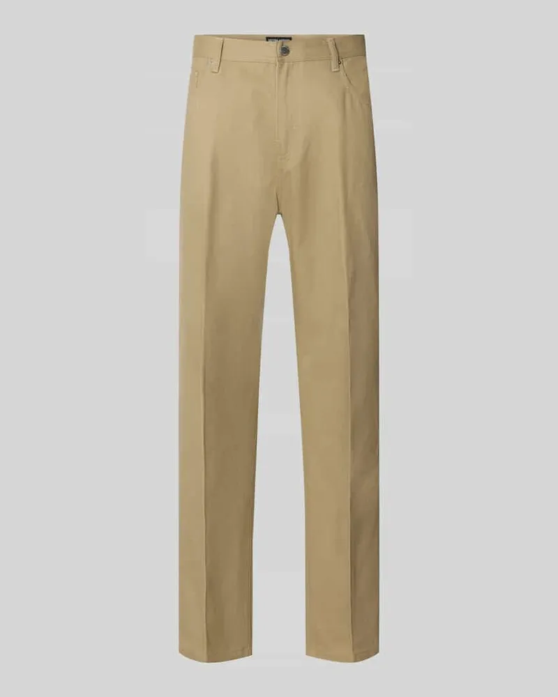 Antony Morato Relaxed Fit Stoffhose aus reiner Baumwolle Modell 'BEN Beige
