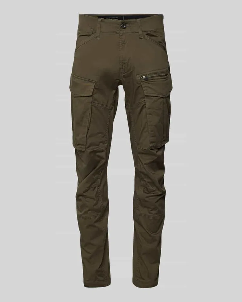 G-STAR RAW Regular Tapered Fit Cargohose mit Reißverschlusstasche Mittelgrau