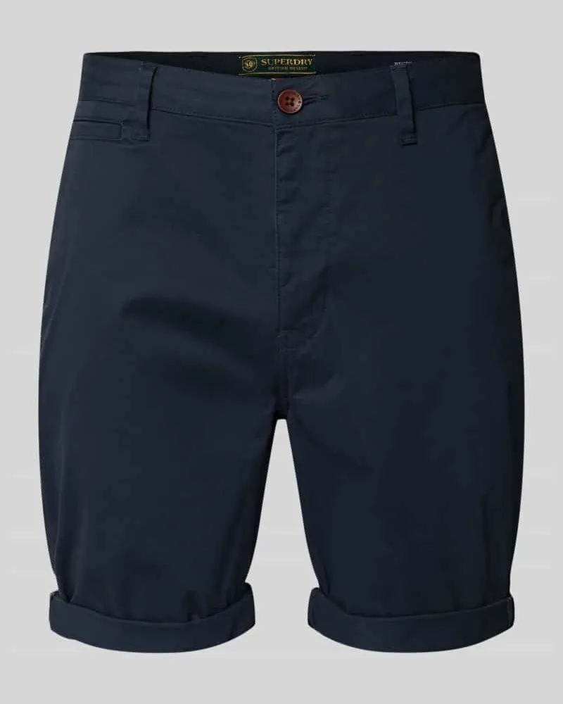 Superdry. Regular Fit Shorts mit Münztasche Marine