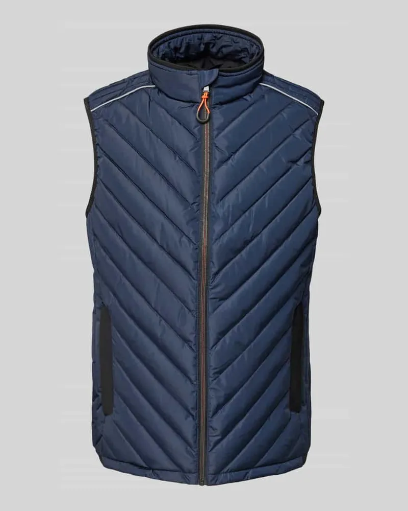 McNeal Steppweste mit Stehkragen Marine