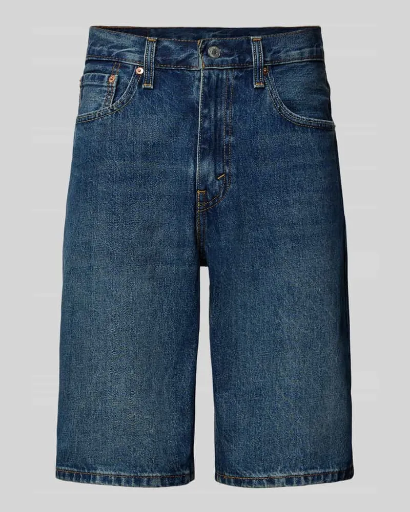 Levi's Loose Fit Jeansshorts mit Eingrifftaschen Jeansblau