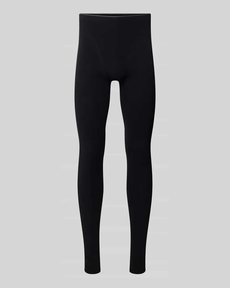 McNeal Long Johns aus reiner Baumwolle Black