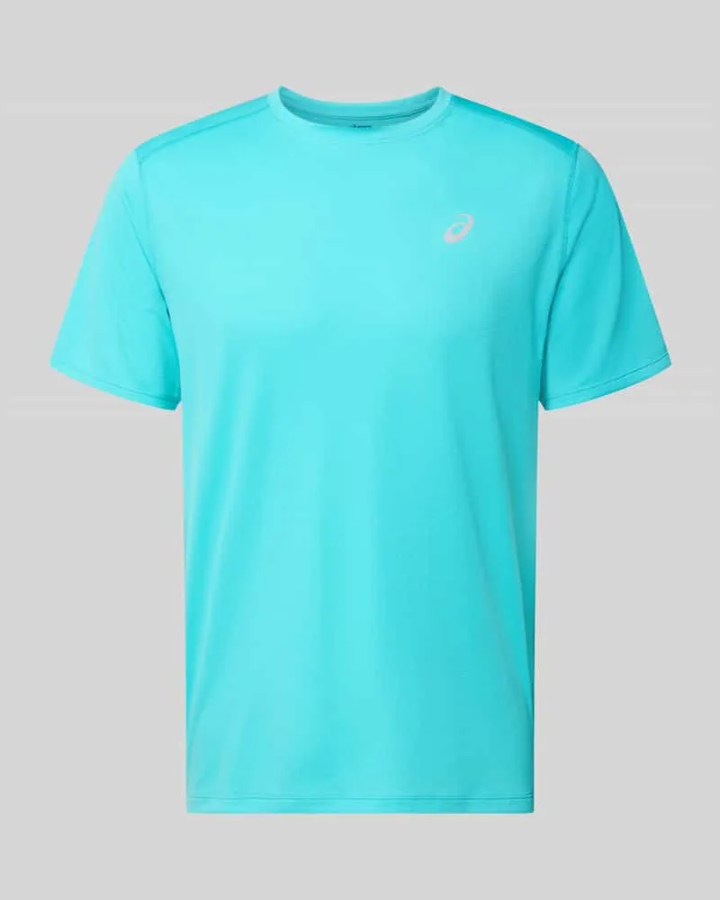 Asics Regular Fit T-Shirt mit Logo-Print Tuerkis