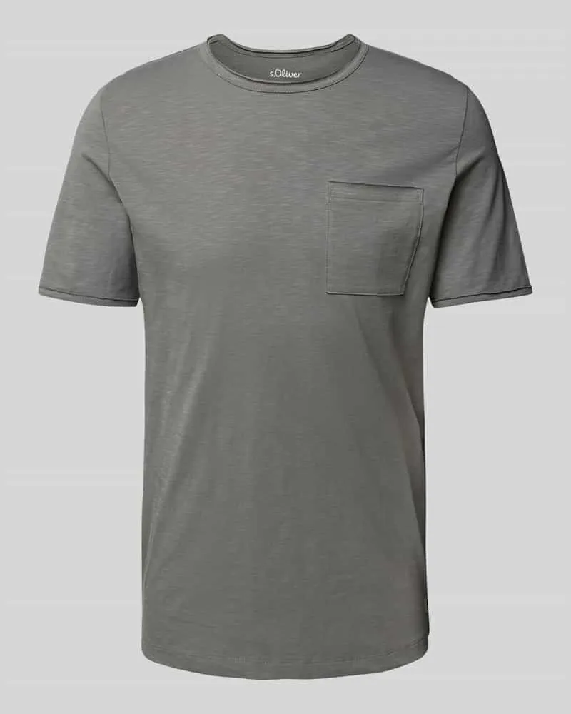 S.Oliver Regular Fit T-Shirt aus reiner Baumwolle 
