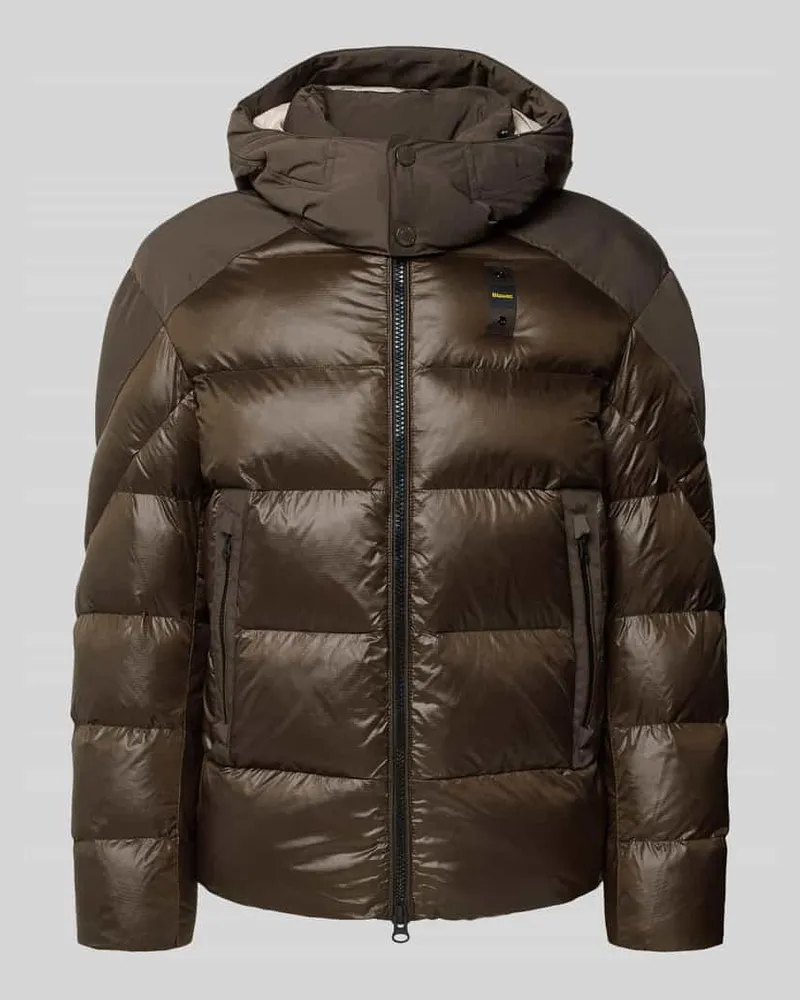 Blauer Steppjacke mit Zweiwege-Reißverschluss Modell 'KIERNAN Oliv