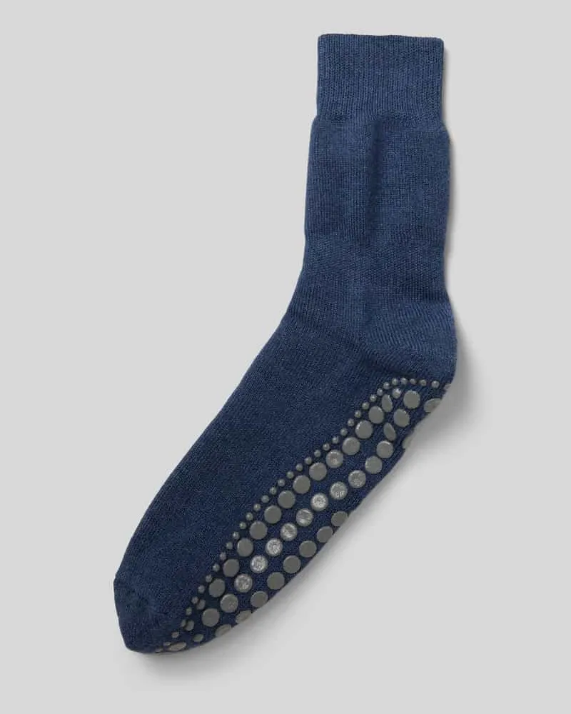 Falke Socken mit geripptem Abschluss Blau