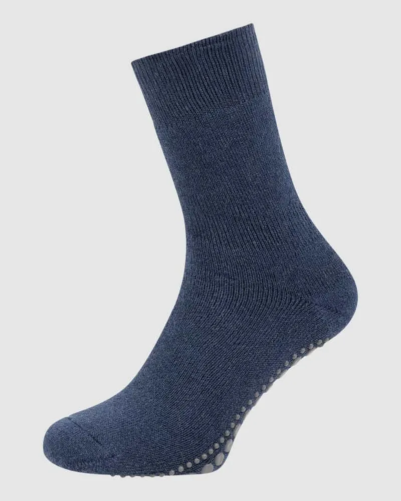 Falke Strümpfe mit rutschfester Sohle Modell 'Homepads Blau