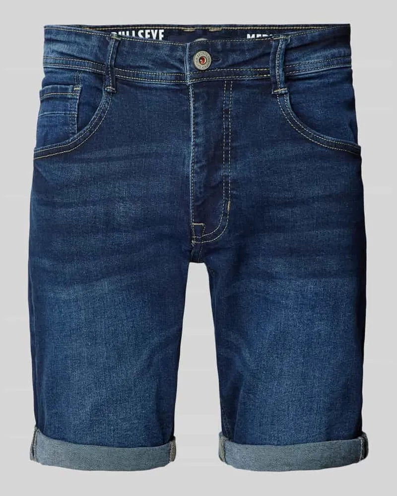 Petrol Industries Regular Fit Jeansshorts im 5-Pocket-Design Modell 'BULLSEYE Marine