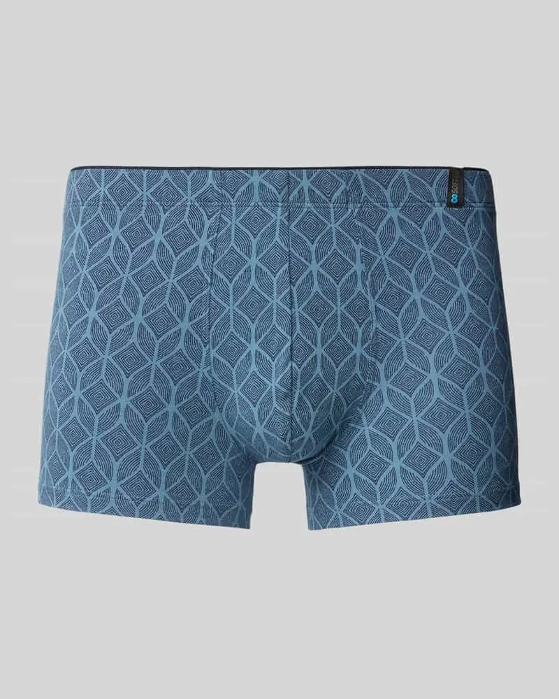 Schiesser Boxershorts mit Label-Detail Dunkelblau