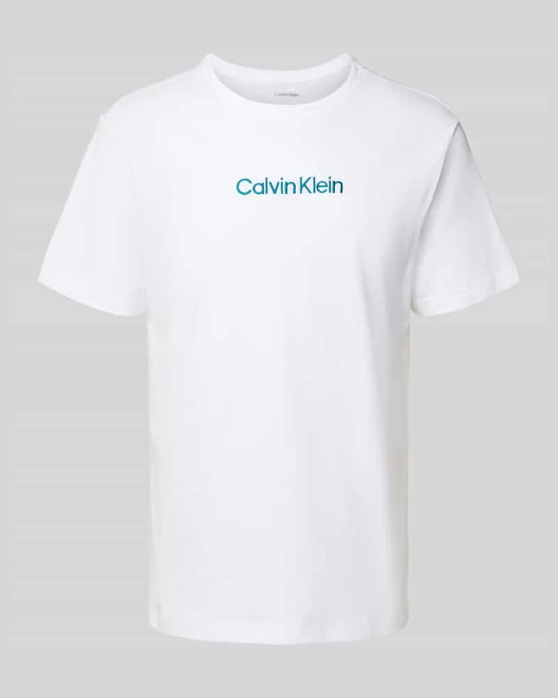 Calvin Klein T-Shirt mit Label-Stitching 