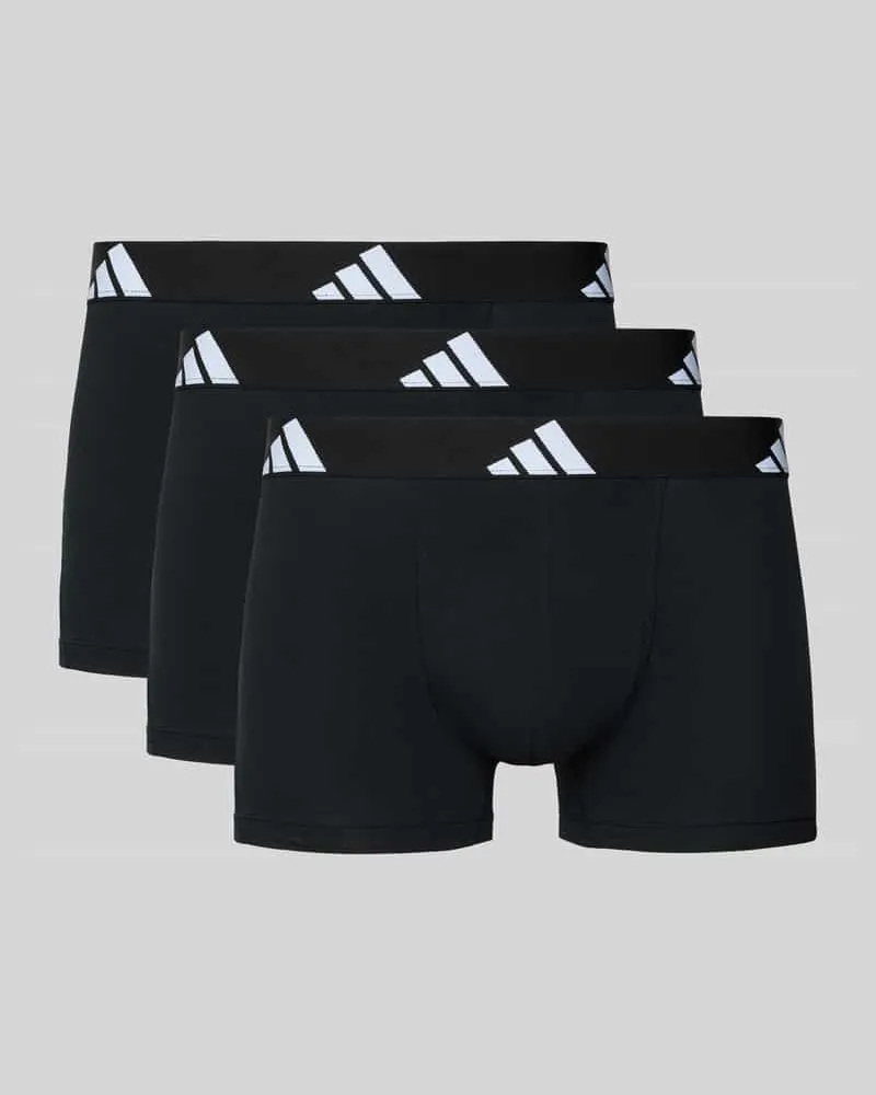 adidas Trunks mit elastischem Logo-Bund im 3er-Pack 