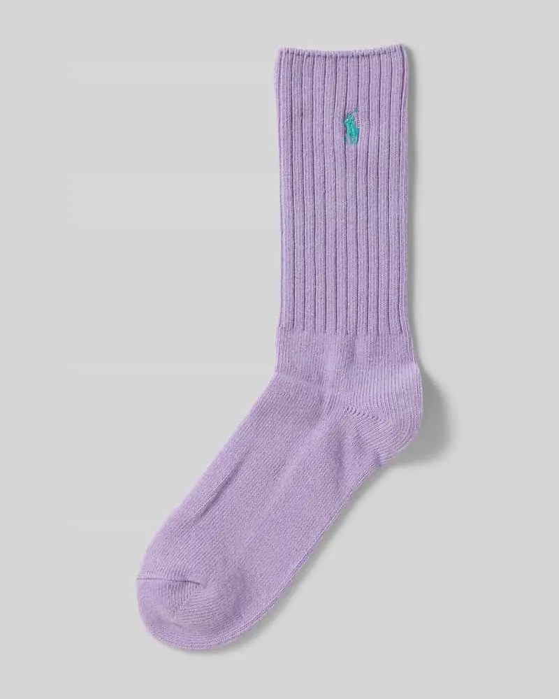 Ralph Lauren Socken mit Label-Stitching Flieder