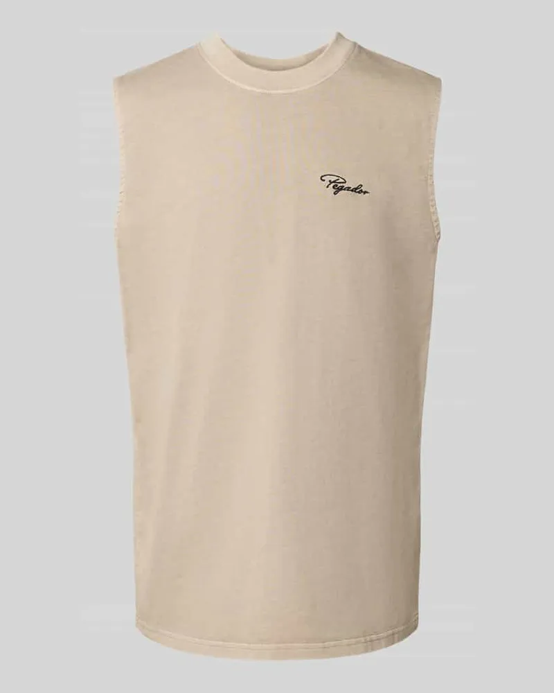 PEGADOR Tanktop mit Label-Stitching 