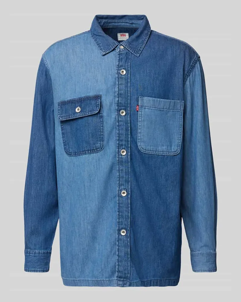 Levi's Regular Fit Jeanshemd mit Brusttaschen 