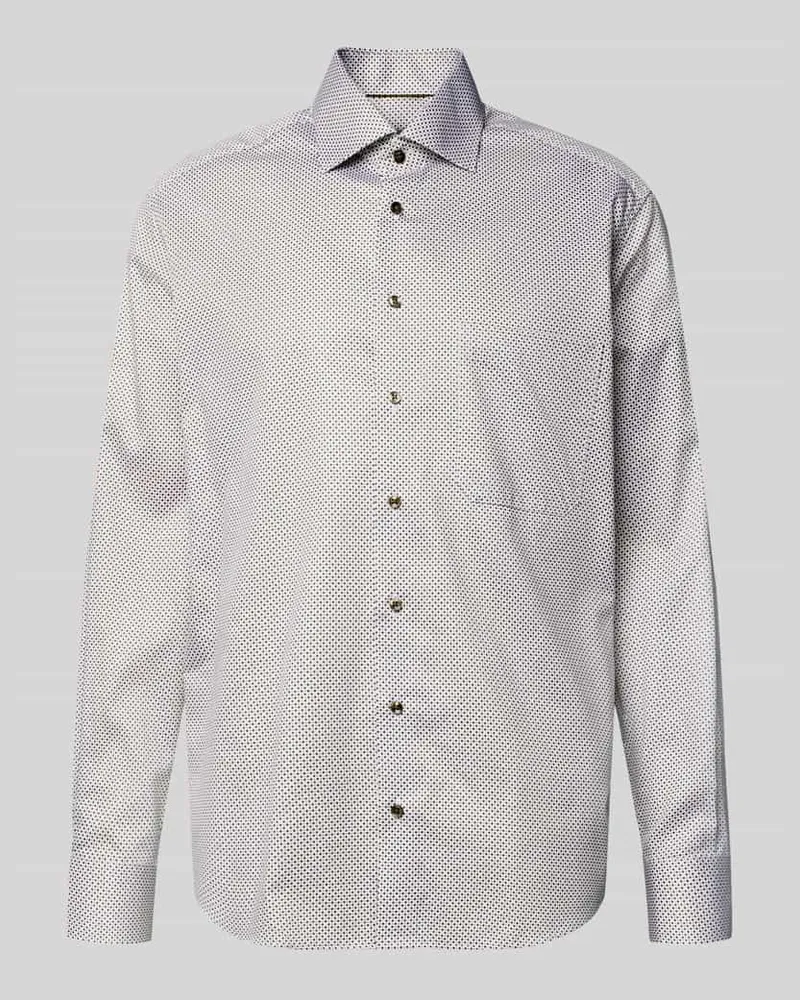 Eterna Comfort Fit Business-Hemd mit Kentkragen Sand