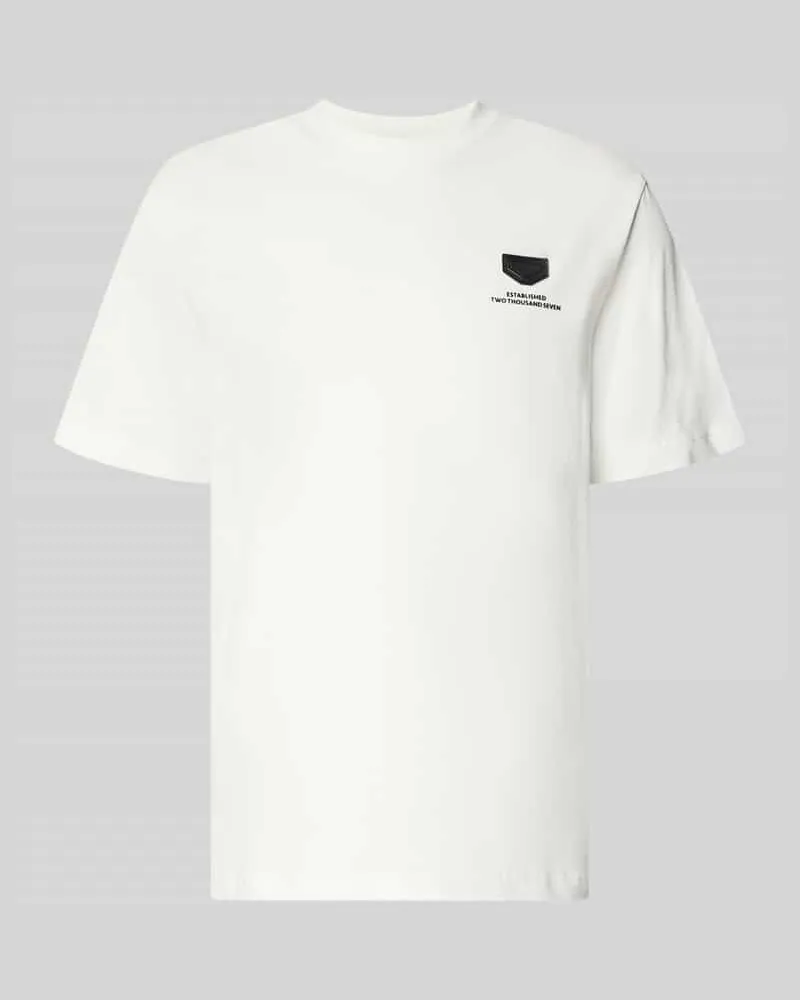 Antony Morato Relaxed Fit T-Shirt aus reiner Baumwolle Offwhite