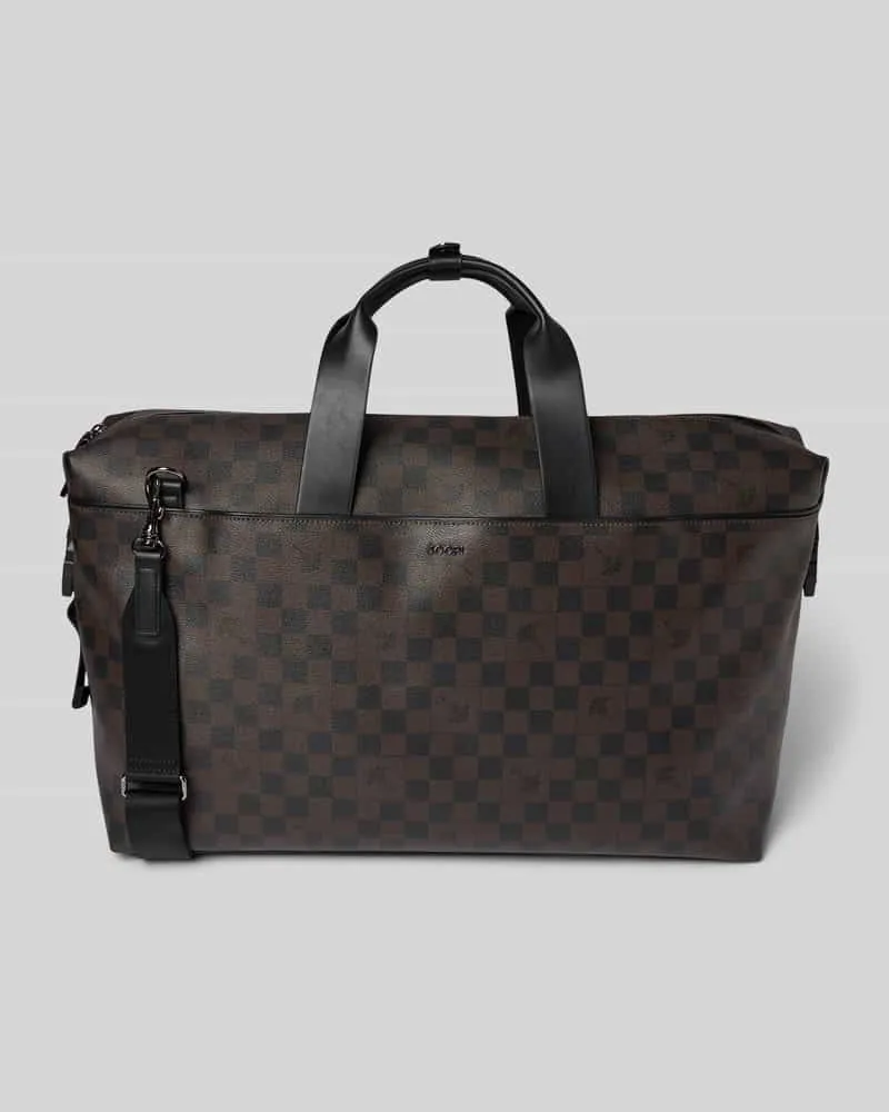JOOP! Weekender mit Label-Applikation Modell 'cortina piazza maik Dunkelbraun