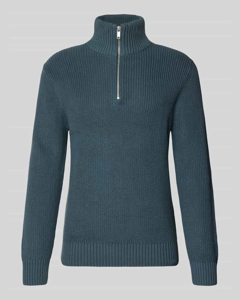 McNeal Strickpullover mit Troyer-Kragen 