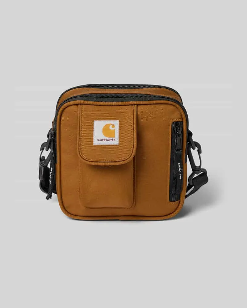 Carhartt WIP Crossbody Bag mit Logo-Patch Camel