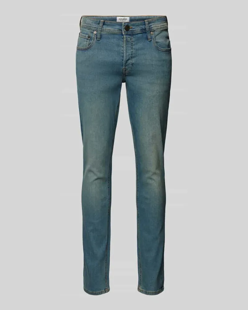 Jack & Jones Jeans mit 5-Pocket-Design Modell 'GLENN 