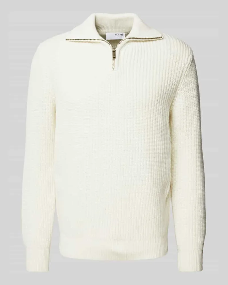 Selected Homme Strickpullover mit gerippten Abschlüssen Modell 'LAND 
