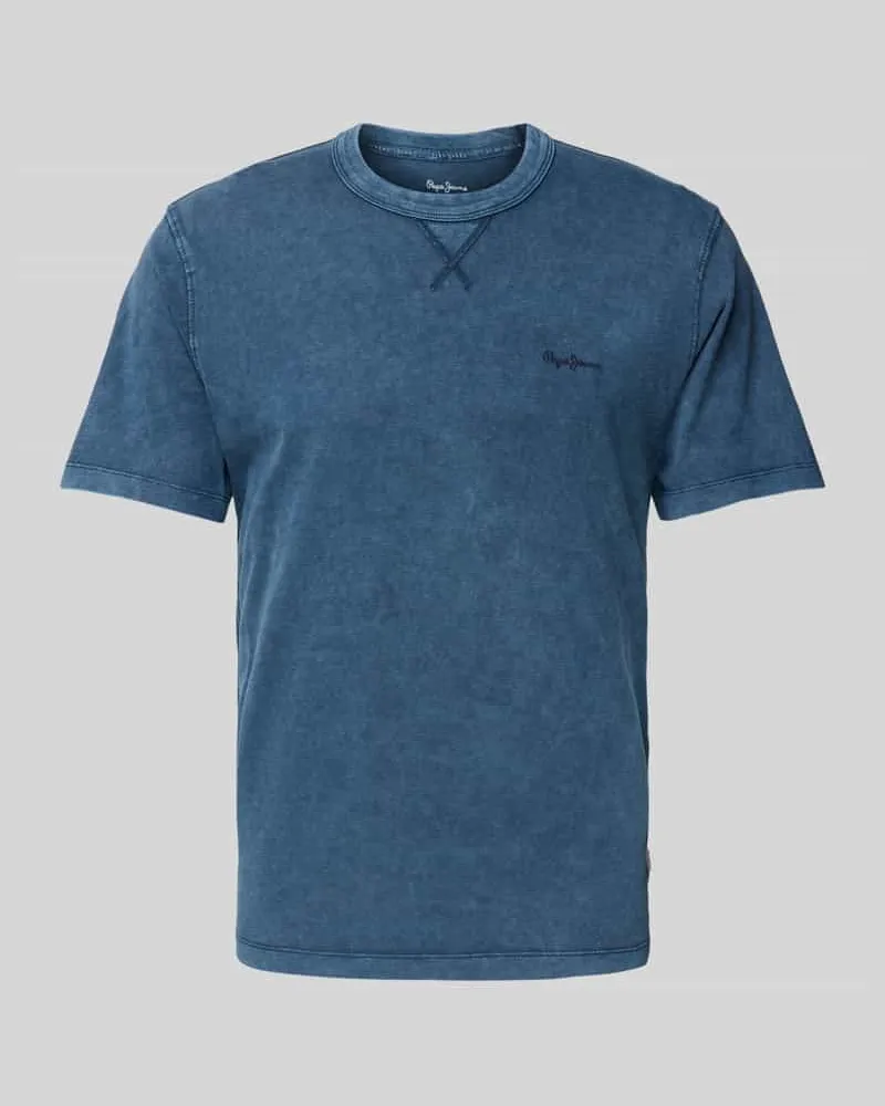 Pepe Jeans T-Shirt mit Label-Stitching Modell 'Silverton 