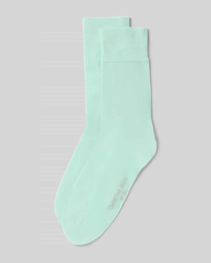 Christian Berg Socken mit geripptem Abschluss im 2er-Pack Mint