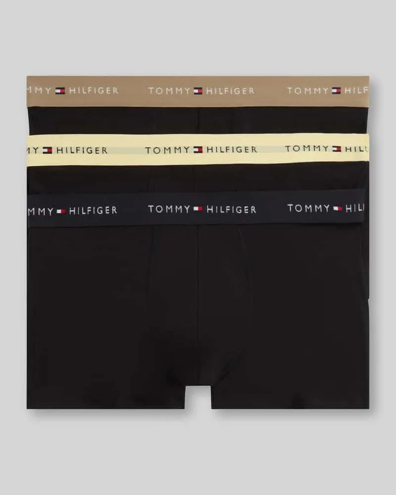 Tommy Hilfiger Regular Fit Trunks aus Baumwoll-Mix Hellbraun