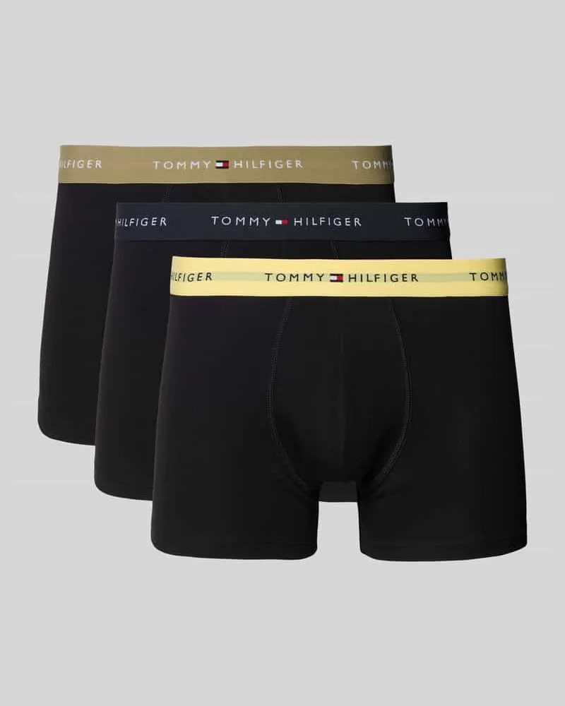 Tommy Hilfiger Regular Fit Trunks aus Baumwoll-Mix Hellbraun
