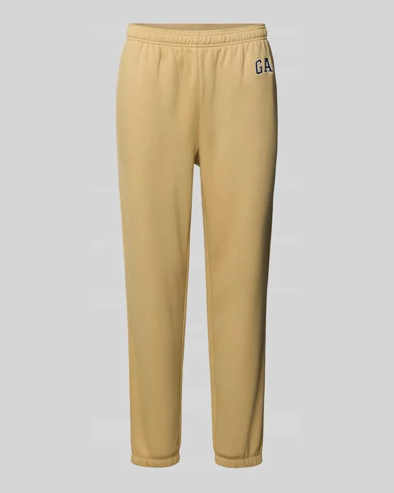 GAP Sweatpants mit elastischem Bund Beige