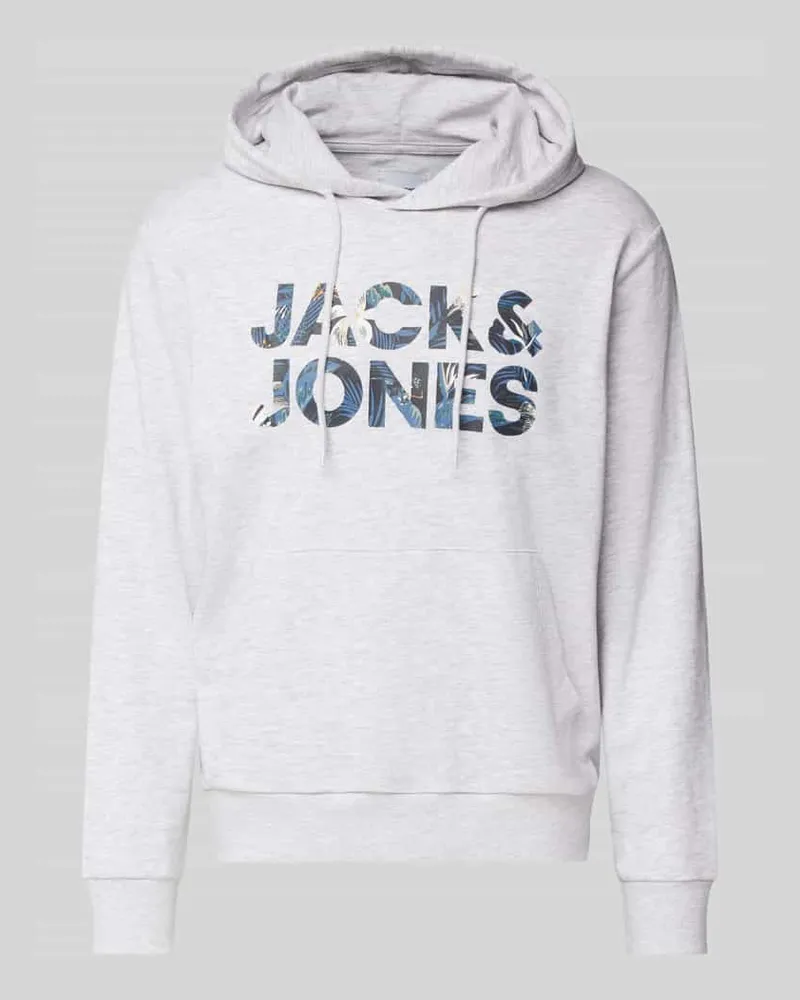 Jack & Jones Hoodie mit Label-Print Modell 'BRYAN 
