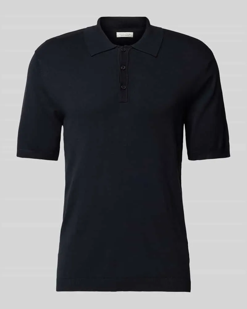 Casual Friday Slim Fit Poloshirt mit gerippten Abschlüssen Modell 'KARLO 