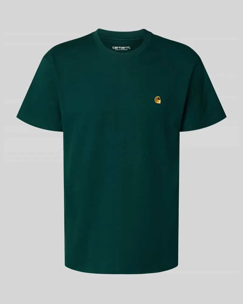 Carhartt WIP T-Shirt mit Label-Stitching und Rundhalsausschnitt 
