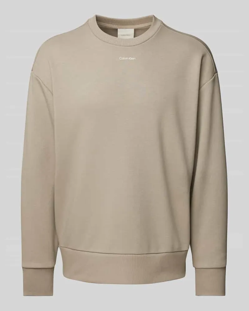 Calvin Klein Oversized Sweatshirt mit Label-Print 